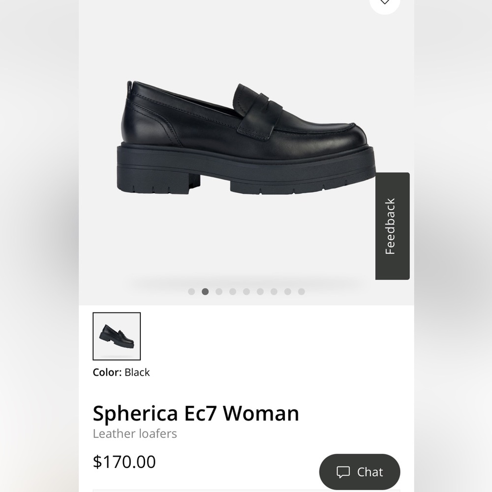 Geox leather loafers